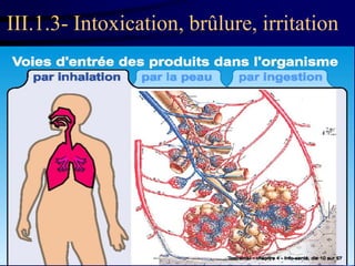 76
III.1.3- Intoxication, brûlure, irritation
 