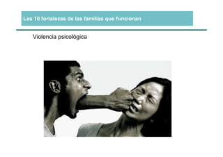 Las 10 fortalezas de las familias que funcionan


   Violencia psicológica
 