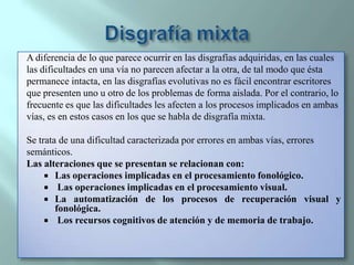 PRINCIPALES DIFICULTADES ESPECIFICAS EN EL APRENDIZAJE DE LA LECTURA 