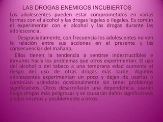 Las drogadicciones presentacion de tic lucía goretti barcelos cruz ...