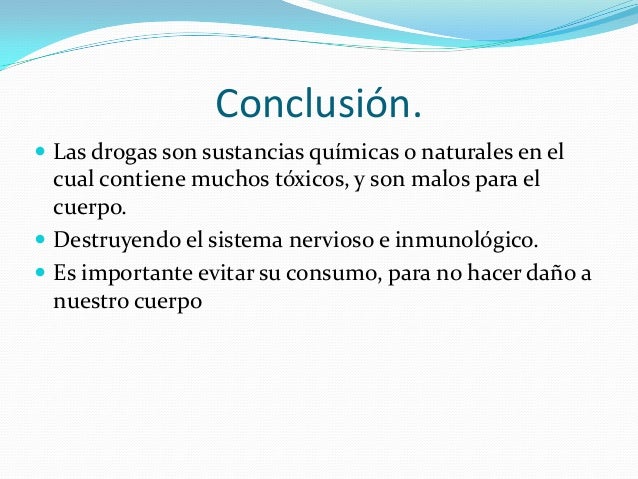 Las drogas PILAR!!!!