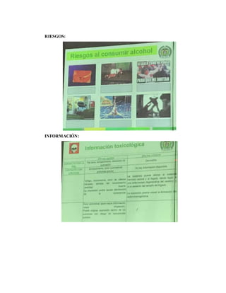 RIESGOS:
INFORMACIÓN:
 