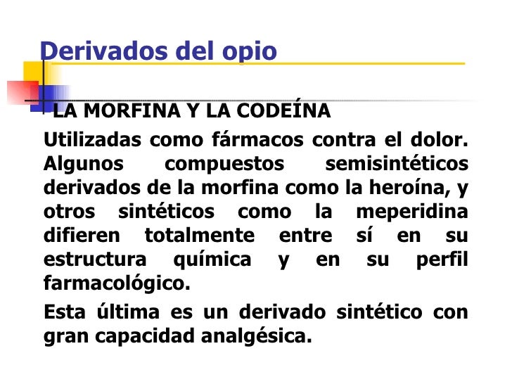 Las Drogas Y Sus Efectos