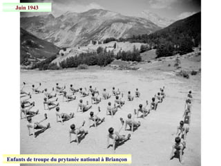 Juin 1943
Enfants de troupe du prytanée national à Briançon
 