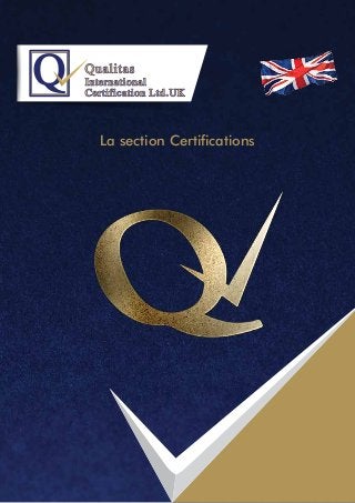 La section Certifications
 