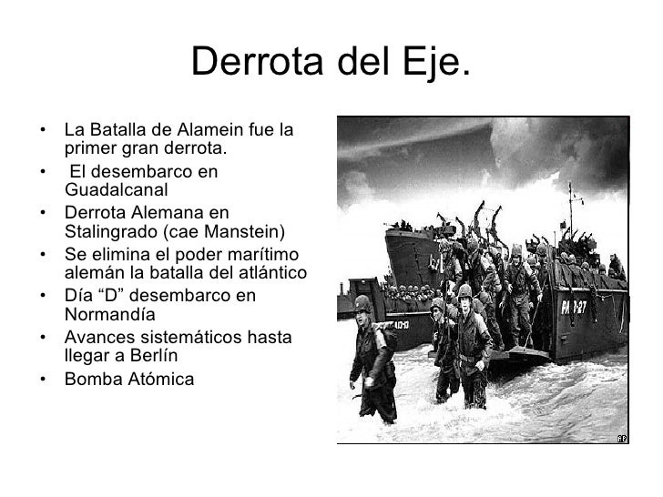 La segunda guerra mundial