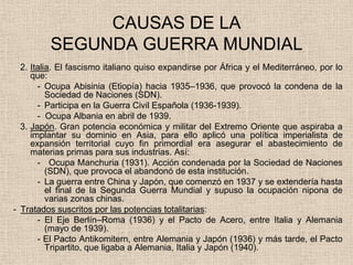 La Segunda Guerra Mundial