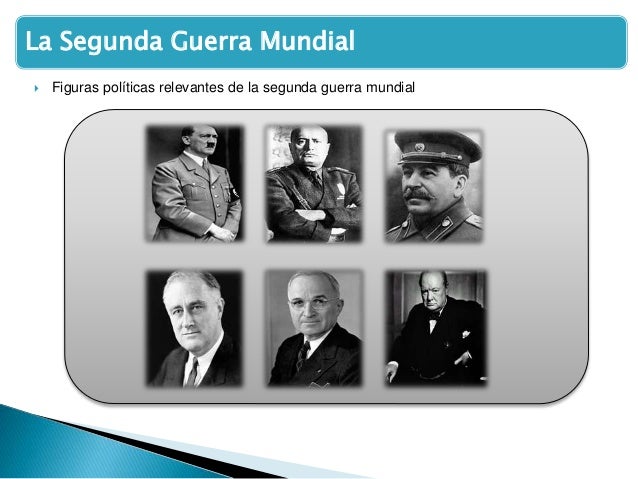 La segunda guerra mundial