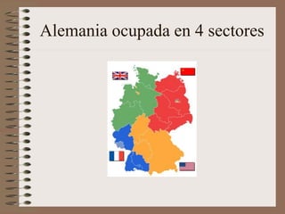 Alemania ocupada en 4 sectores
 