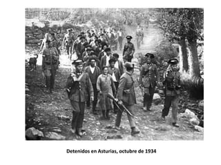 Detenidos en Asturias, octubre de 1934
 