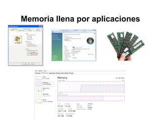 Memoria llena por aplicaciones
 
