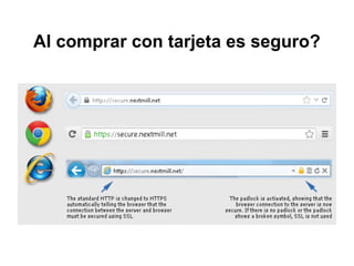 Al comprar con tarjeta es seguro?
 