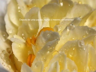 Depois de uma pausa, repita o mesmo movimento!
 