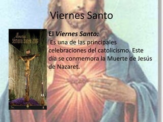 ¿Cuándo comienza la Semana Santa?La semana santa empieza domingo de ramos es el día 31 de marzo , jueves santo es el día 5 de abril ,viernes santo es el día 6 y termina el domingo día 8.