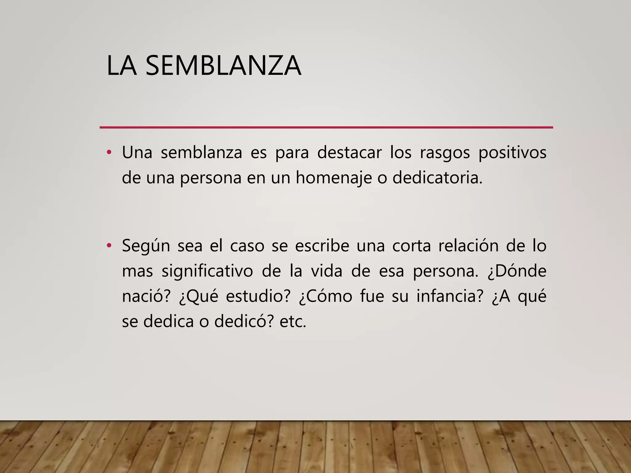 Semblanza Ejemplo De Semblanza De Una Persona Ejemplo Sencillo Semblanza De Mi