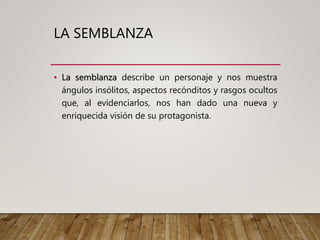 Semblanza La semblanza | PPTX