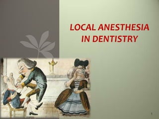 LOCAL ANESTHESIA
IN DENTISTRY

1

 