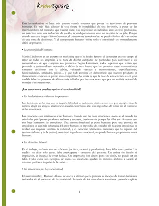 Las emociones en la toma de decisiones | PDF