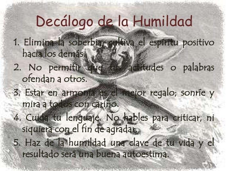 La Sencillez Y La Humildad