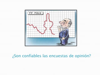 ¿Son confiables las encuestas de opinión?
 