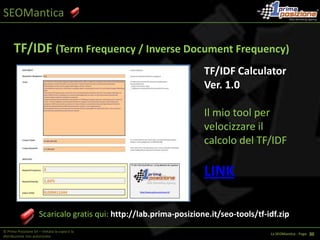 SEOManticaMa…© Prima Posizione Srl – Vietata la copia e la distribuzione non autorizzataLa SEOMantica - Page    _10