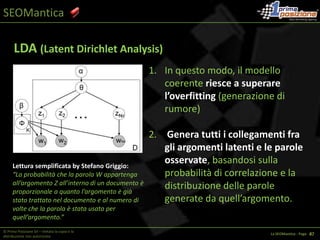 SEOManticaPotremmo andare avanti all’infinito, basta pensare un po’ ai nostri clienti.. © Prima Posizione Srl – Vietata la copia e la distribuzione non autorizzataLa SEOMantica - Page   1 19