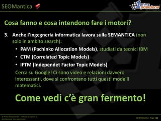 LSA (Latent Semantic Analysis) = Analisi Semantica Latente