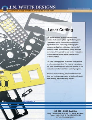 Laser Cutting - Precision Print-to-Cut Registration