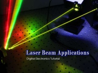 Laser Beam Electronics Tutorial 