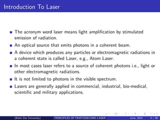 Laser  Definition, Acronym, Principle, Applications, & Types