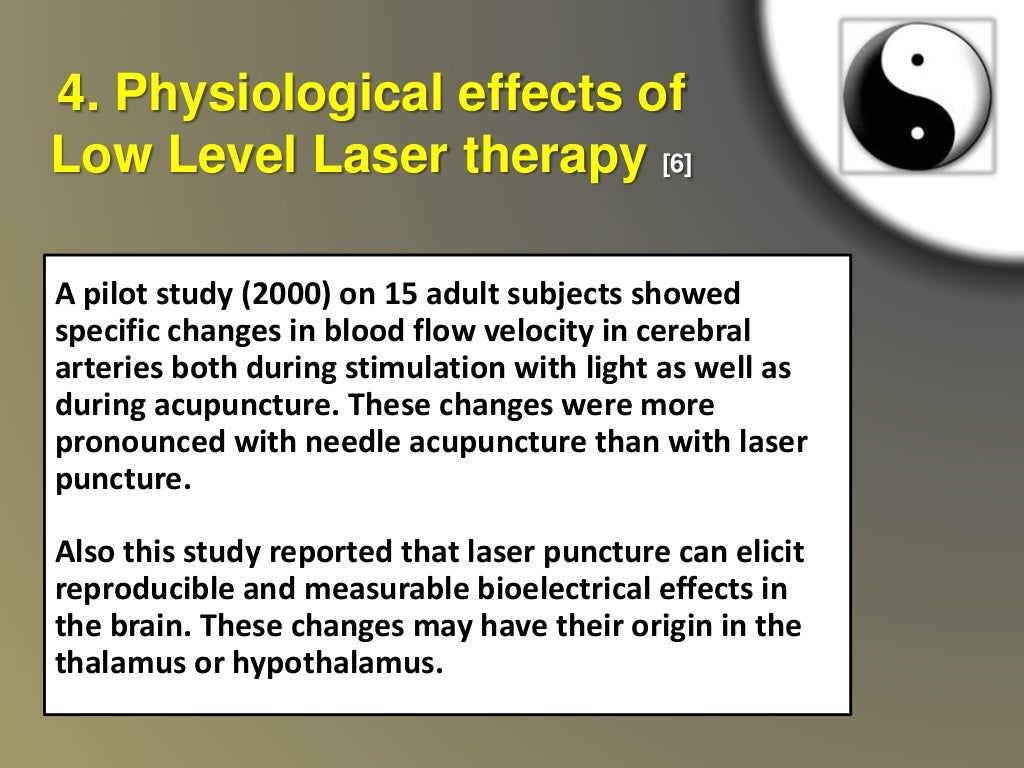 Laser acupuncture Practical guidelines