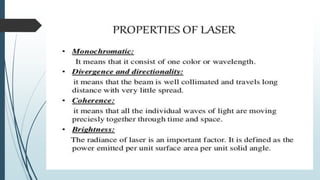 Laser and its application