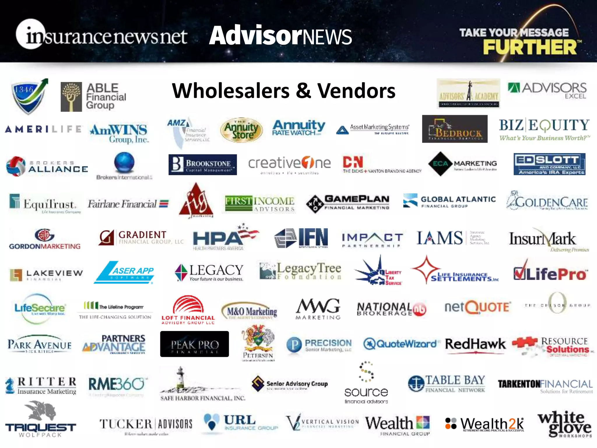 Wholesalers & Vendors
 