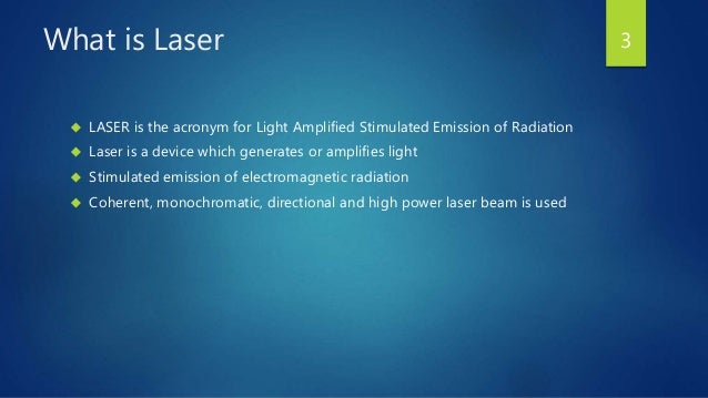 What is a laser beam?