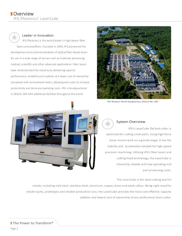 IPG Photonics’ LaserCube