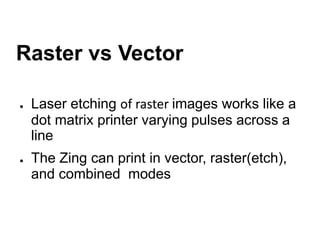 Lasercutting notes slideshow | PPTX
