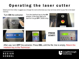 lasercutting and engraving operations ppt | PPTX