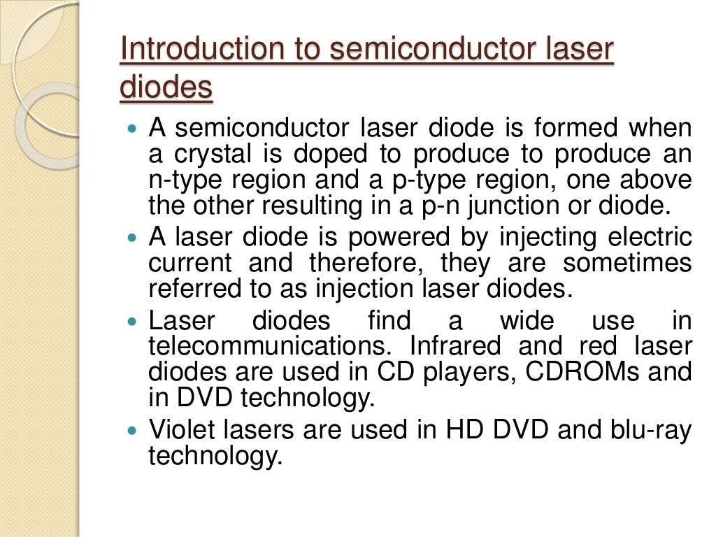 Laser diode fabrication
