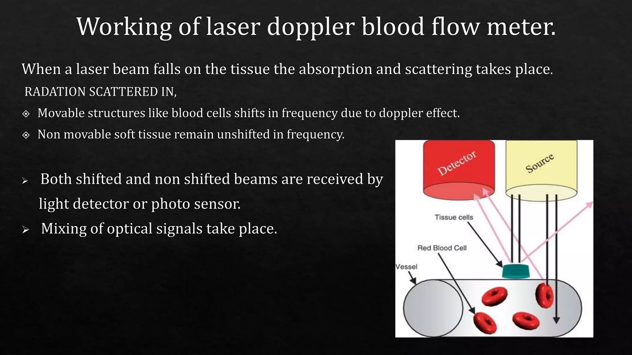 Laser Doppler Blood Flowmeter Pptx Laser Doppler Blood Flowmeter Pptx