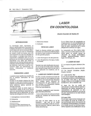 Laser en odontologia