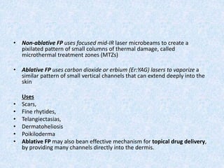 BASICS OF LASER AND IT'S USE IN DERMATOLOGY | PPTX