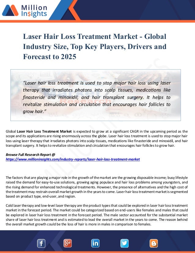 Laser Hair Loss Treatment Market Research Industry Size Share Tre