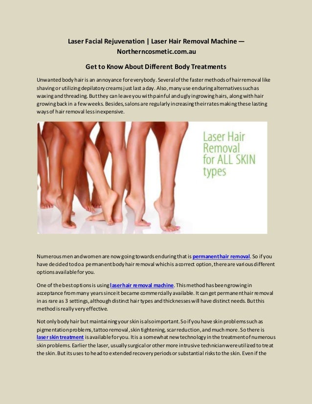 Laser Hair Removal Machine Northerncosmetic Com Au