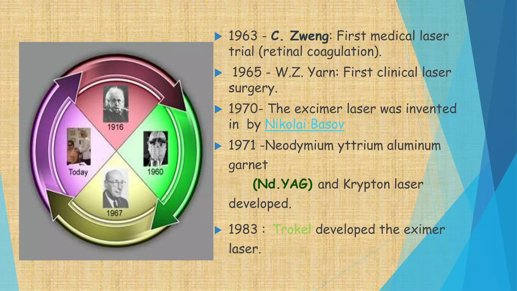 Lasers in ophthalmology | PPTX