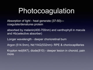 Laser in ophthalmology | PPTX