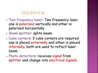 Laser interferometry | PPTX