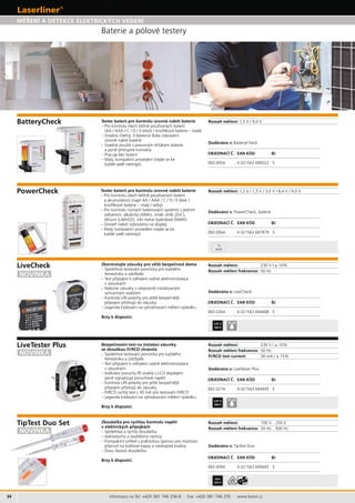 34
CAT II
300 V
CAT II
300 V
max
250 V
083.027A 5
5
083.026A 5
083.006A 5
AAA
083.005A 5
20
20
Informace na Tel: +420 581 746 256-8 · Fax: +420 581 746 255 · www.levior.cz
50 Hz
50 Hz
150 V…250 V
50 Hz…500 Hz
 