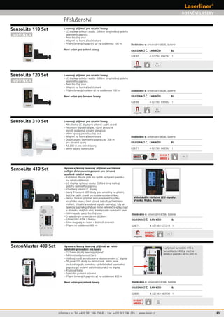 85
028.75 4 021563 677214 1
IP 67
magnetic
HIGH
SPEED
9V
028.80 4 021563 663934 1
IP 67
028.71 4 021563 663262 1
028.65 4 021563 694792 1
IP 66
IP 54
magnetic
magnetic
HIGH
SPEED
2x
AA
9V
HIGH
SPEED
028.66 4 021563 695652 1
2x
AAA
IP 54
magnetic
2x
AAA
Informace na Tel: +420 581 746 256-8 · Fax: +420 581 746 255 · www.levior.cz
Dodáváno s:
–
–
–
–
–
Dodáváno s:
Dodáváno s:
–
Dodáváno s:
–
Dodáváno s:
 