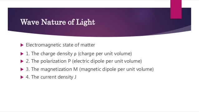 Equation For Wave Nature Of Light Equation For Wave Nature Of Light