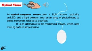 Laser mouse with graphics and audio | PPT